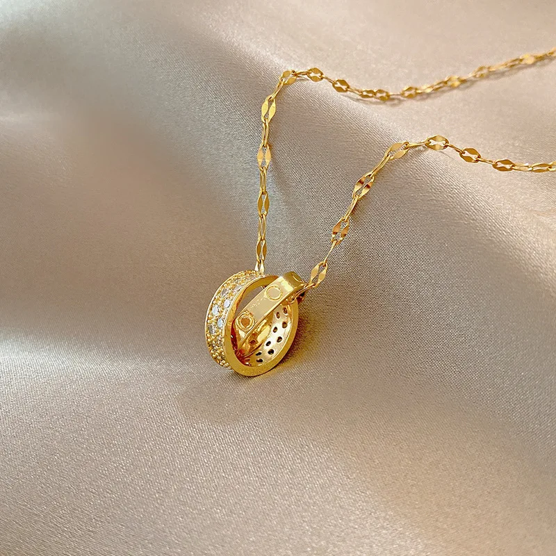 Wholesale Trend Fashionable Necklace Made In China Stainless Steel Gold