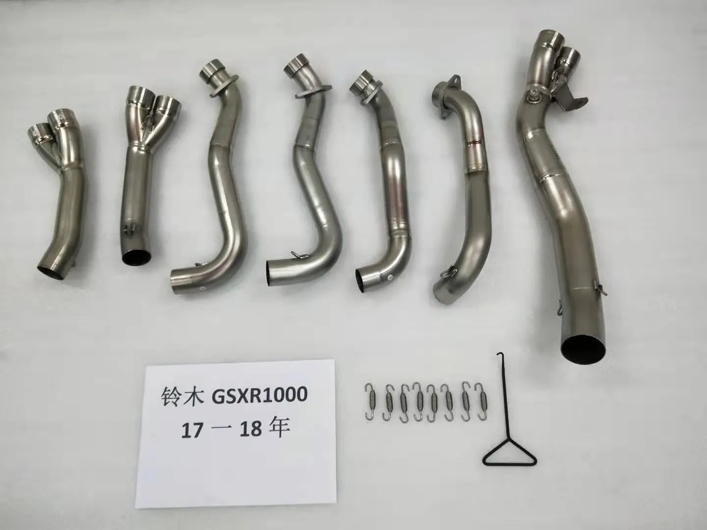 Motorcycle Exhaust Manifold Exhaust Pipe Exhaust System For Suzuki