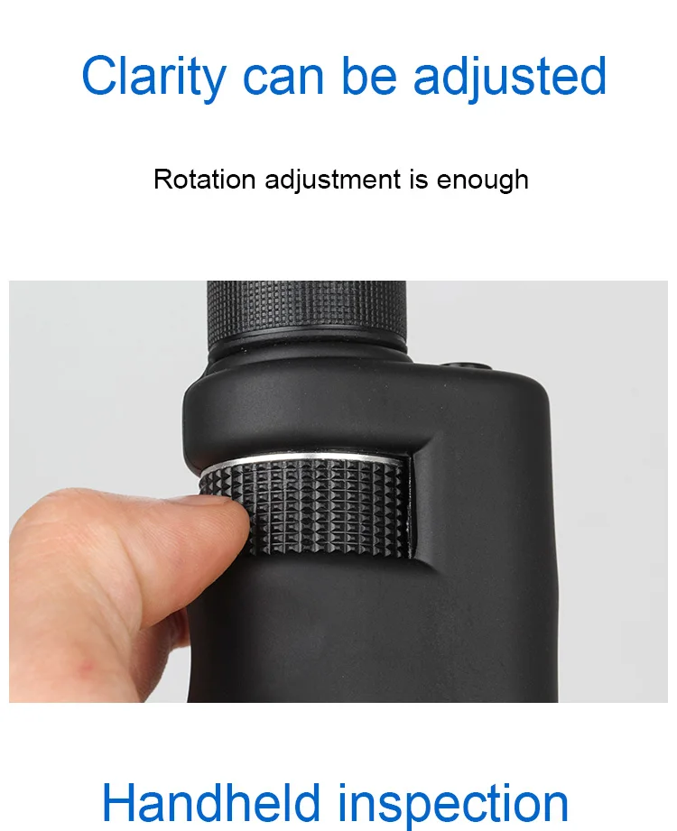 Optical Fiber Microscope Fiber End Magnifying Glass 400x Ly