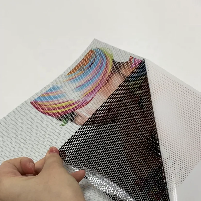 One Way Vision Screen Film Vinyl Price's Printable Glass Sticker Poster Material