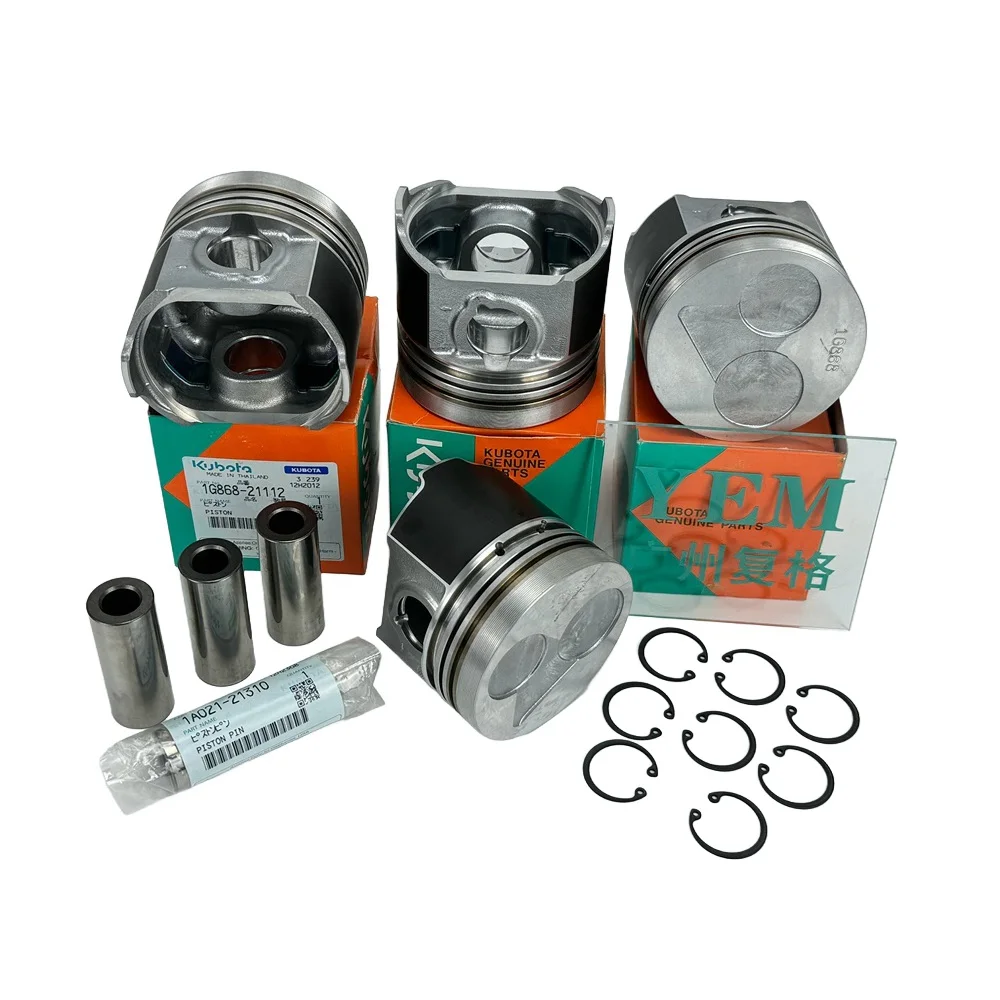 EA300 EA330 F2302 F2503 Diesel Engine Repair Parts Piston With Pin for Kubota Engine Rebuild Kit Mahlae Piston With Pin