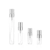 Clear bottle with silver cap