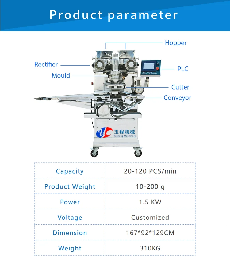 Automatic Maamoul Making Encrusting Machine Production Line Industry Machinery manufacture