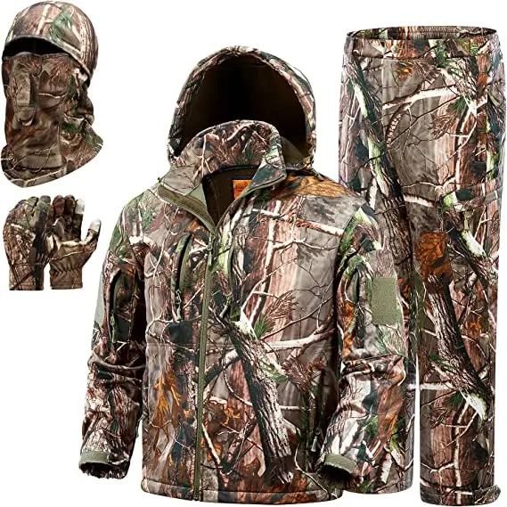 Shero New Hunting Clothing For Men Camo Hunting Jacket And Pants Water