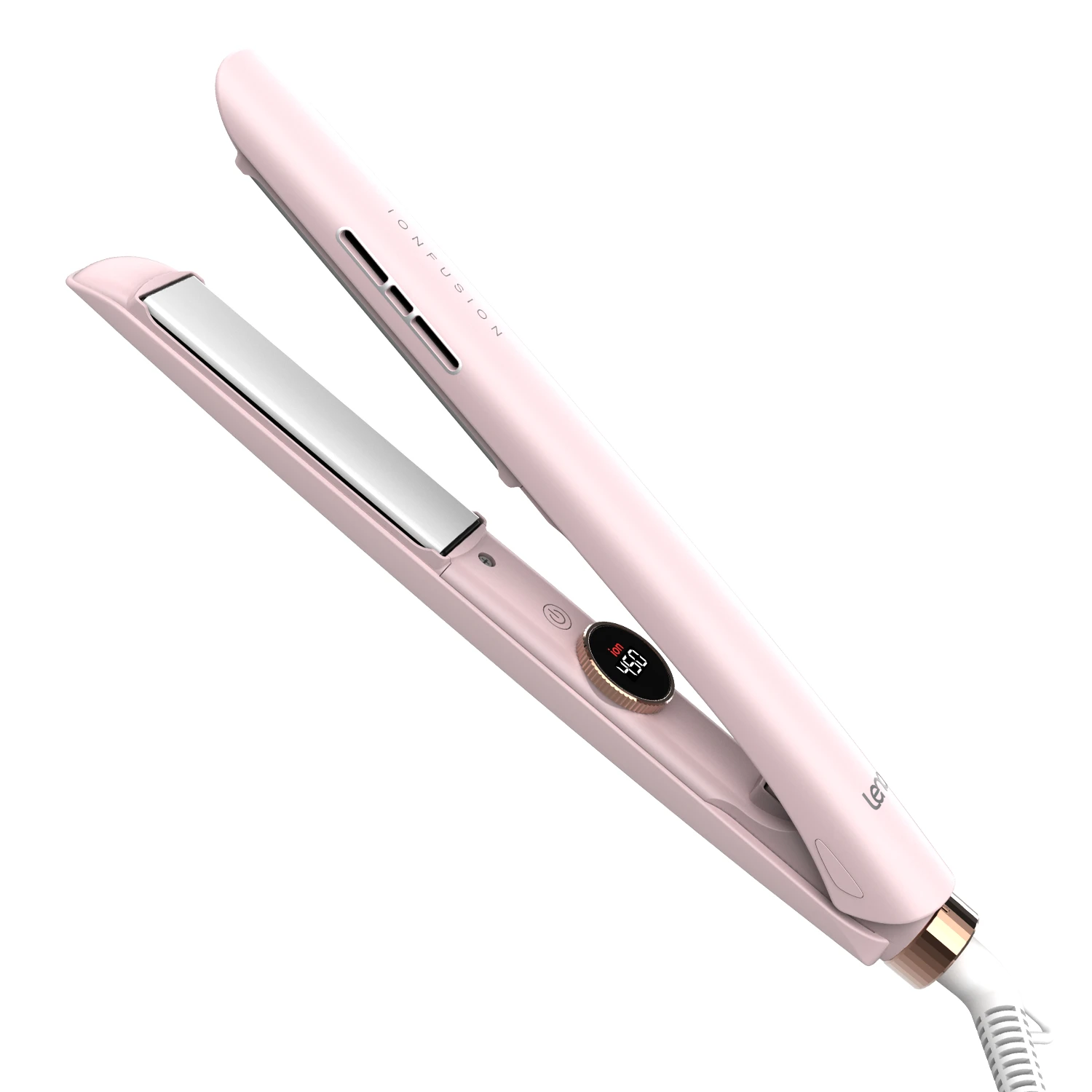 Lena Private Label Wholesale 450F Ionic PTC Fast Heating Hair Flat Iron  Ceramic Professional Hair Straightener