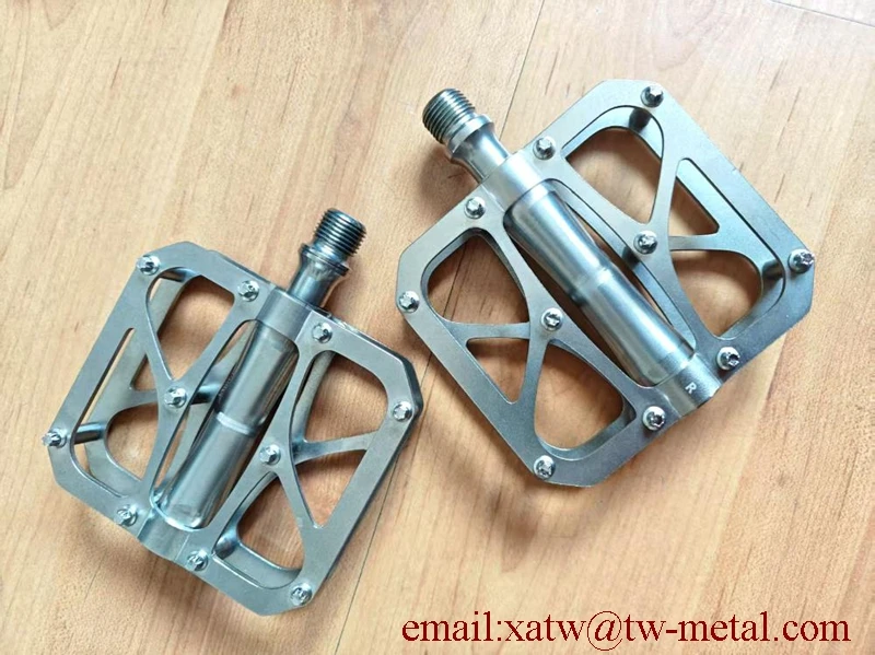 Customized for CNC Titanium Bicycle Pedal Adult Road Bike Parts for City Ride Customized Titanium Bike Pedal