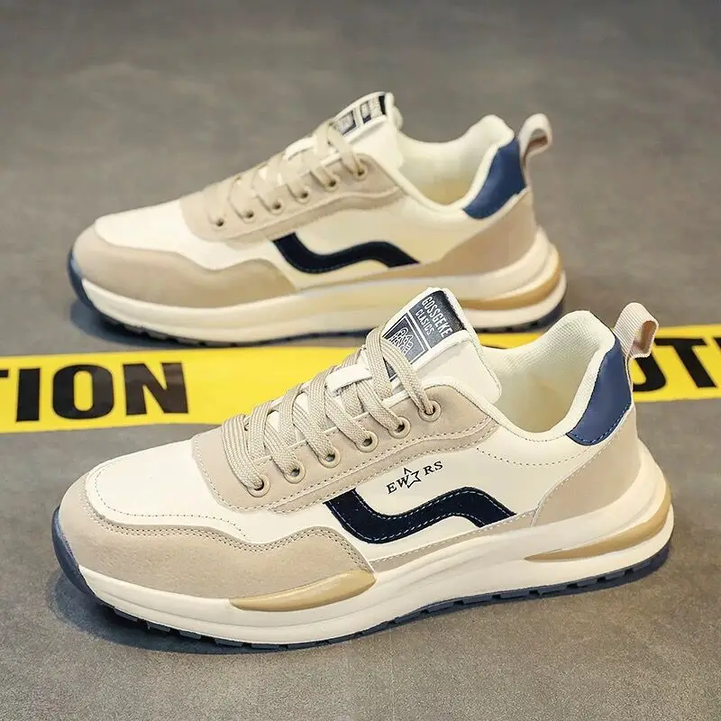 Men's shoes summer new breathable board shoes men's trend all match to increase sports leisure running shoes