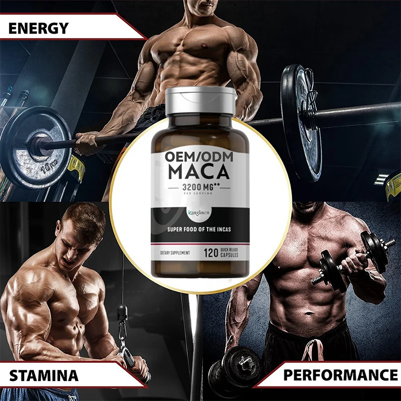 Oem Maca Root Capsule Long Time Herbal Powerful Energy Supplements