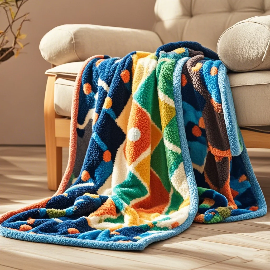 product waterproof and washable long faux fur  velvet dog blanket for dogs  indoor cats winter animal print pet blanket-52