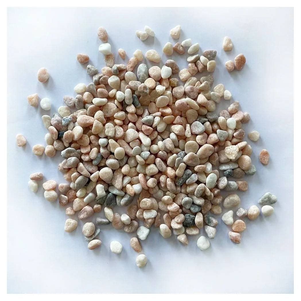 Dark Grey Natural Stone Pebble Pea Gravel for Construction