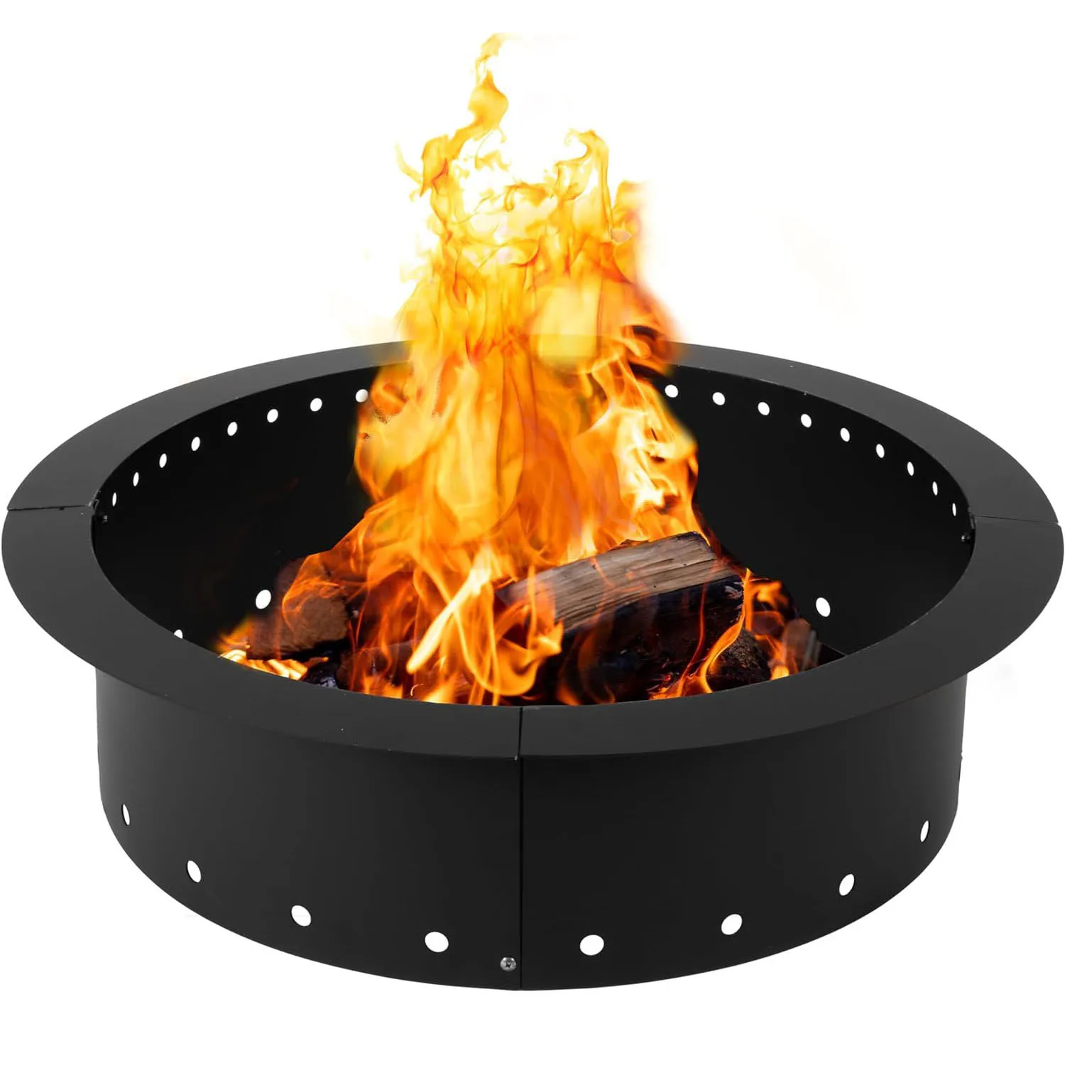 Smokeless Outdoor Corten Steel Fire Pit Ring Clean Burning Fire Pit ...