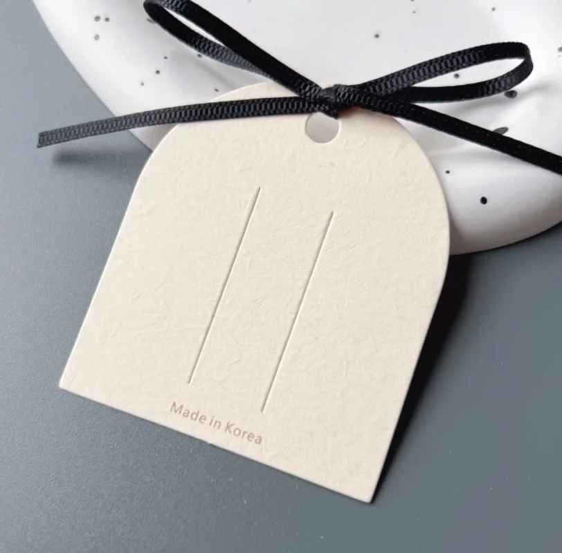High End Jewelry Cardboard Customized Jewelry Packaging Earring Card Hair Clip Necklace Card