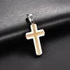 Pendentif en argent et or