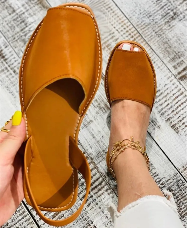 closed toe flat sandals