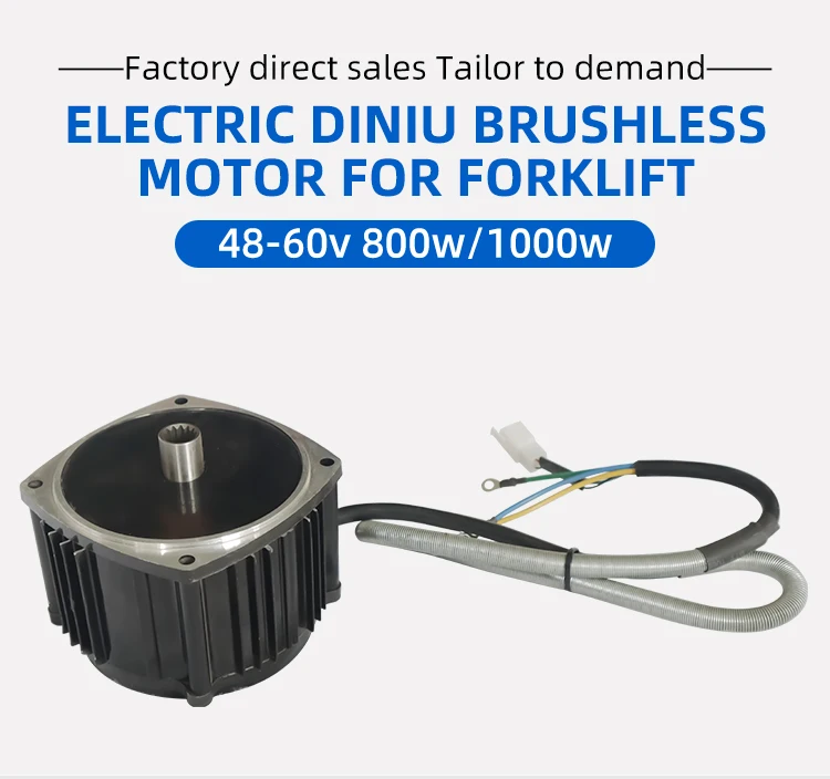 48v60v800w1000w Electric Forklift Drive Motor Ground Cattle Supporting