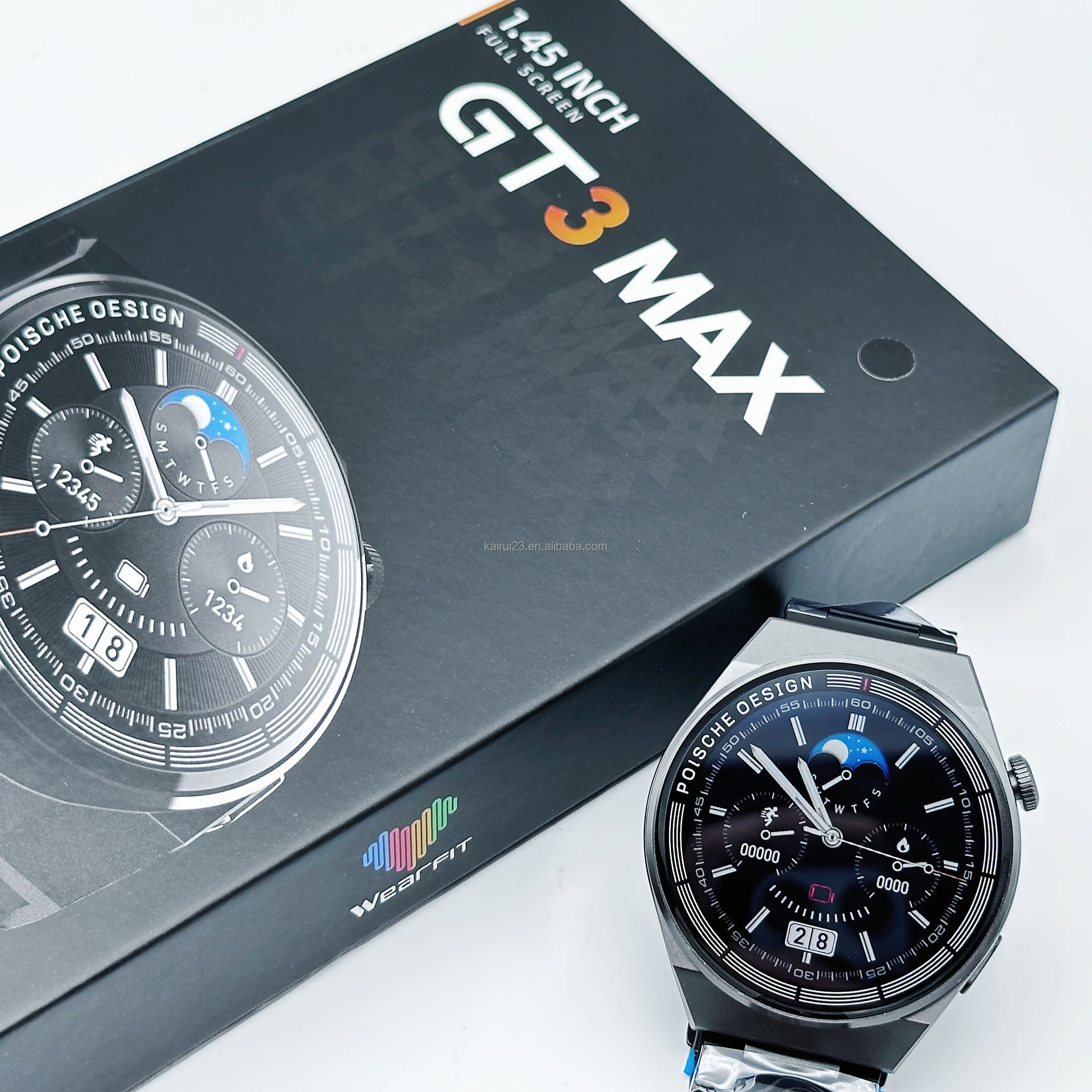 Best Selling Gt3 Max Smartwatch 1.39inch Bt Calling Phone Watch 380mah ...