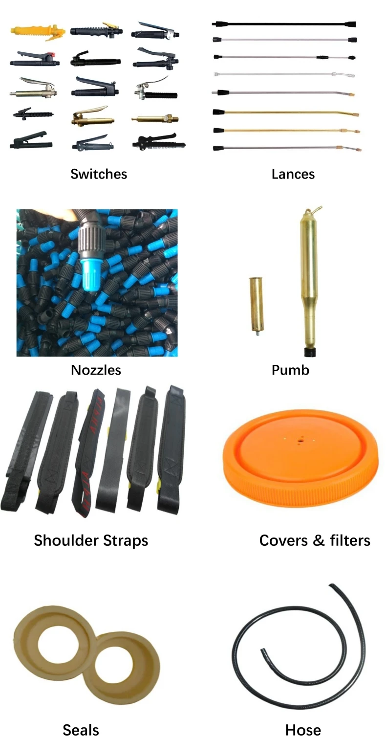 Kinds Of Manual Knapsack Sprayer Accessories Plastic Adjustable Fan