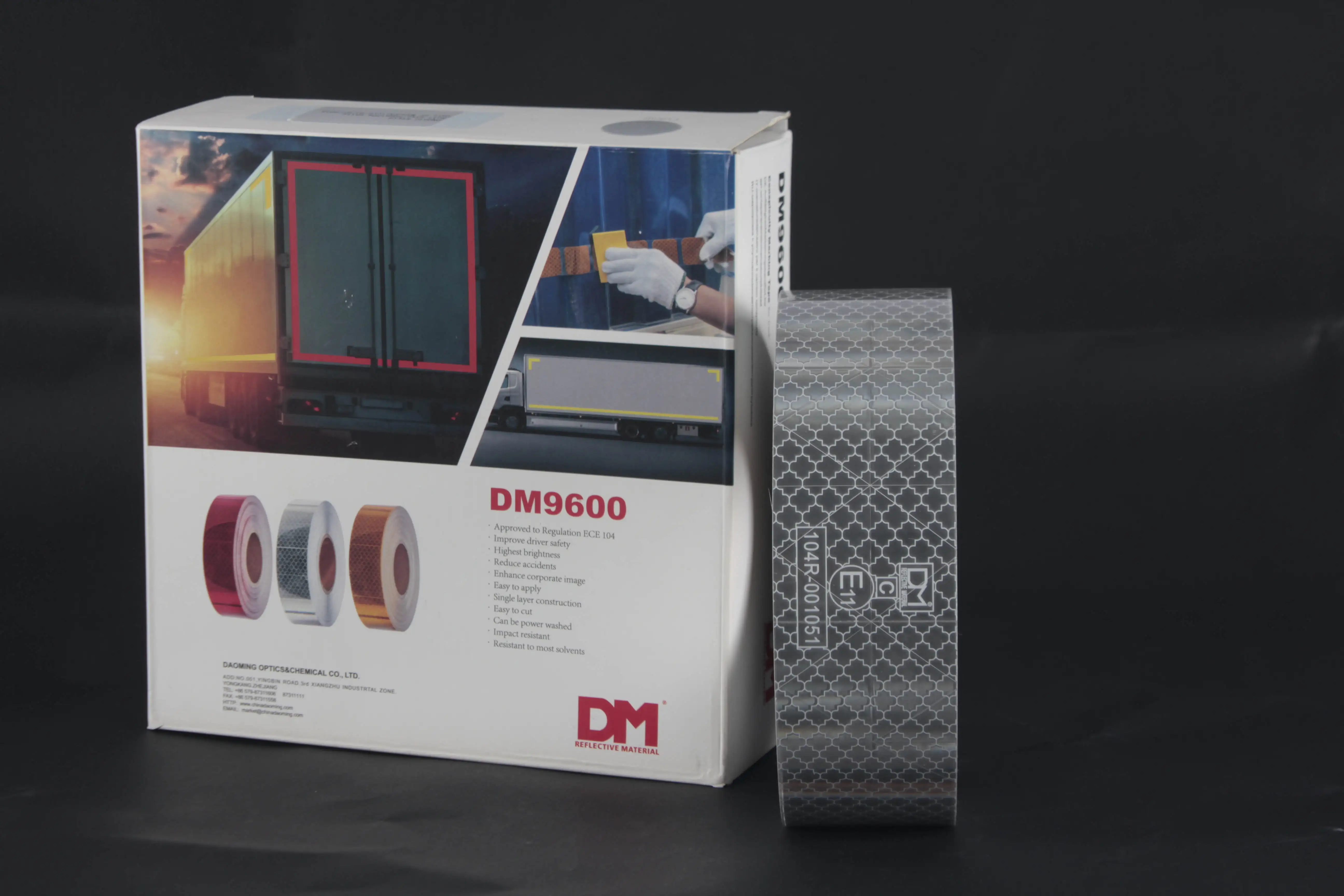 DaoMing Grade Conspicuity Marking  Material Retro Reflective Tape Professional Reflective Film