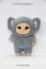 Standing blue elephant