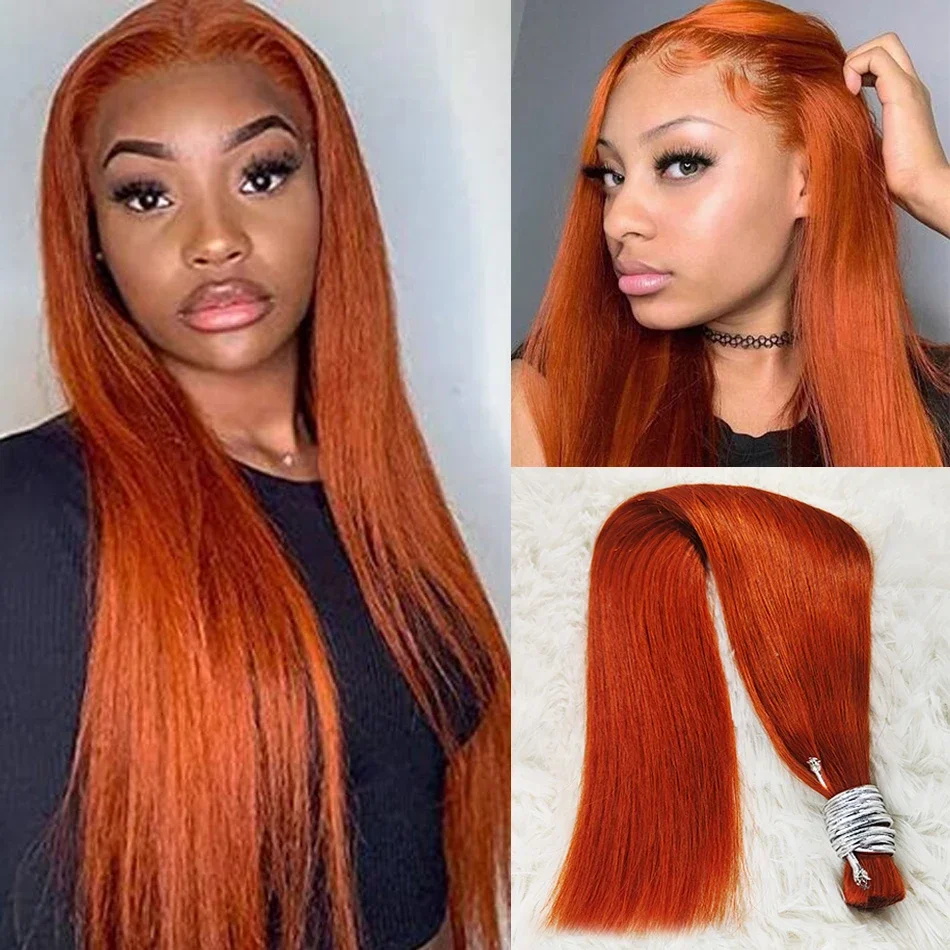 Rotbraune Body Wave Echthaar Bulk Extensions Für Zöpfe_voghion.com