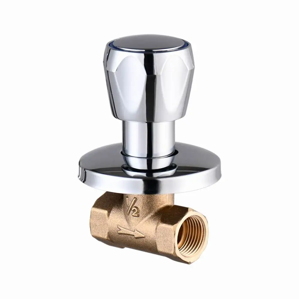 Good Quality Chromed Long Handle 1/2 Forged Brass Concealed Valve High ...