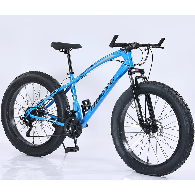 26 Inch Fat Tire Bike - 21 Speed Snow Bicycle for Snow