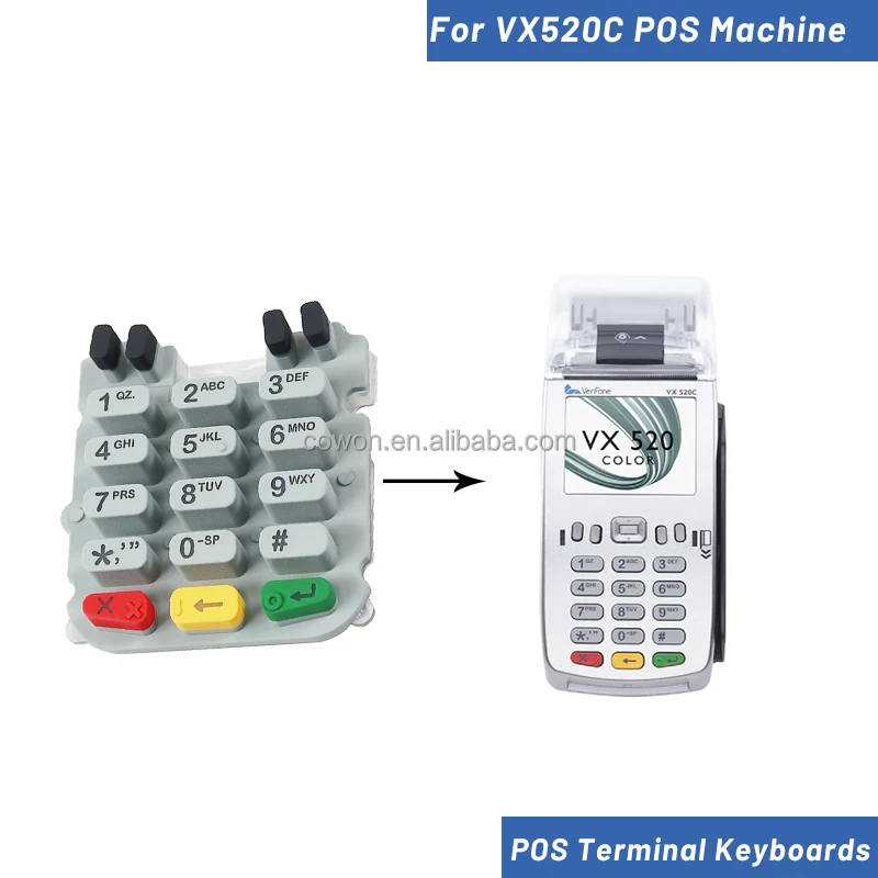 product wholesale vx680 vx675 vx520 v240m sp30 s920 s800 main keypad keyboard pos machine payment number keypad for pax verifone pos-14