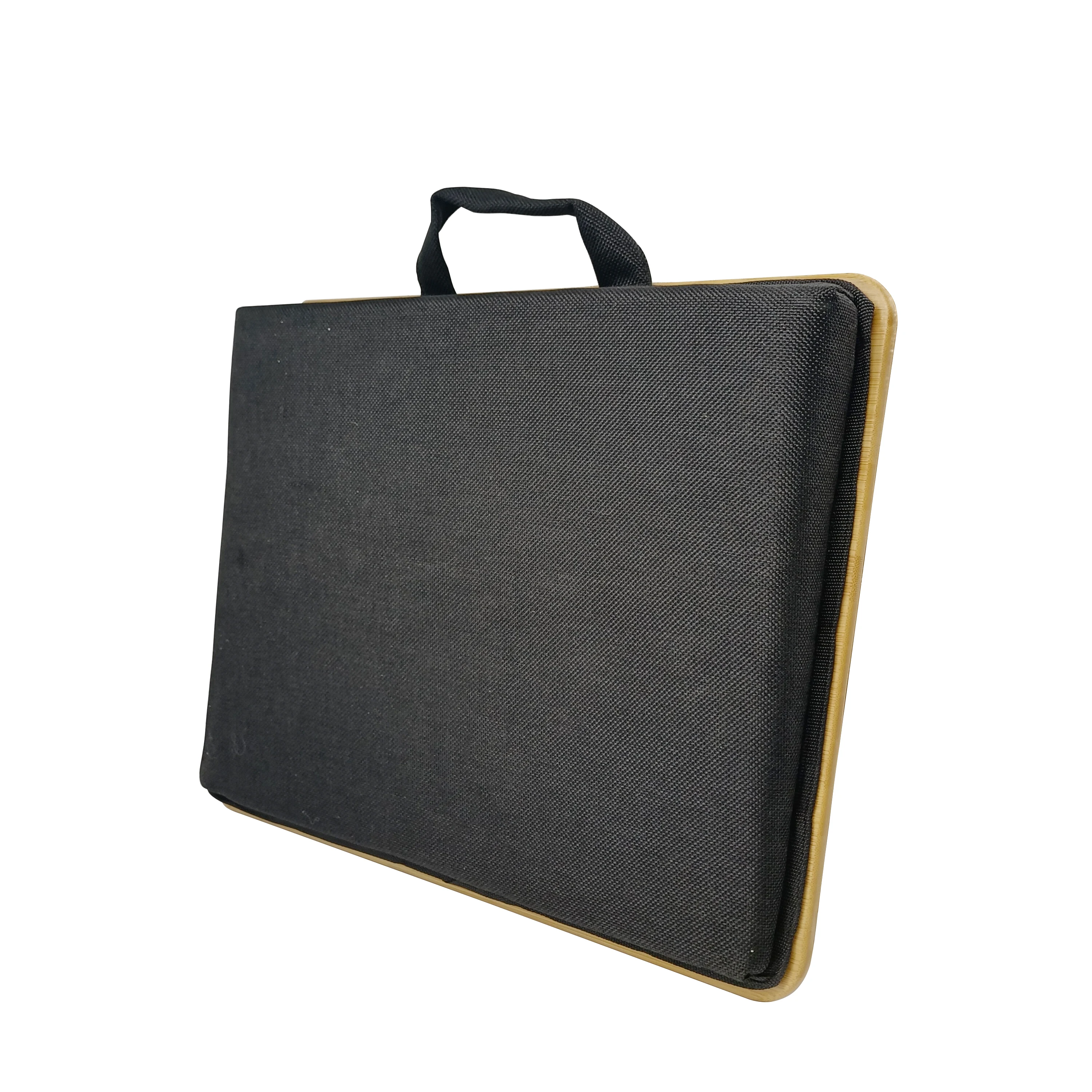 Jumon Bamboo Lap Desk For Laptop Fits Up To 15.6" Lap Stand For Bed & Couch,Laptop Lap Desk With