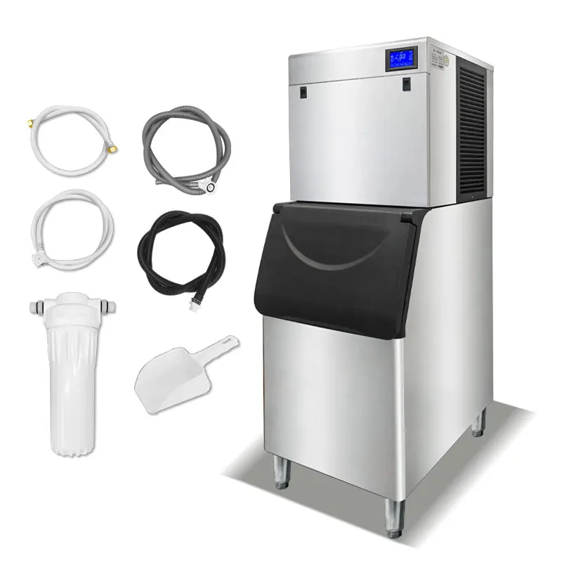 130KG Ice Making Machine for Making Ice Cube Ice Maker Outdoor in STOCK