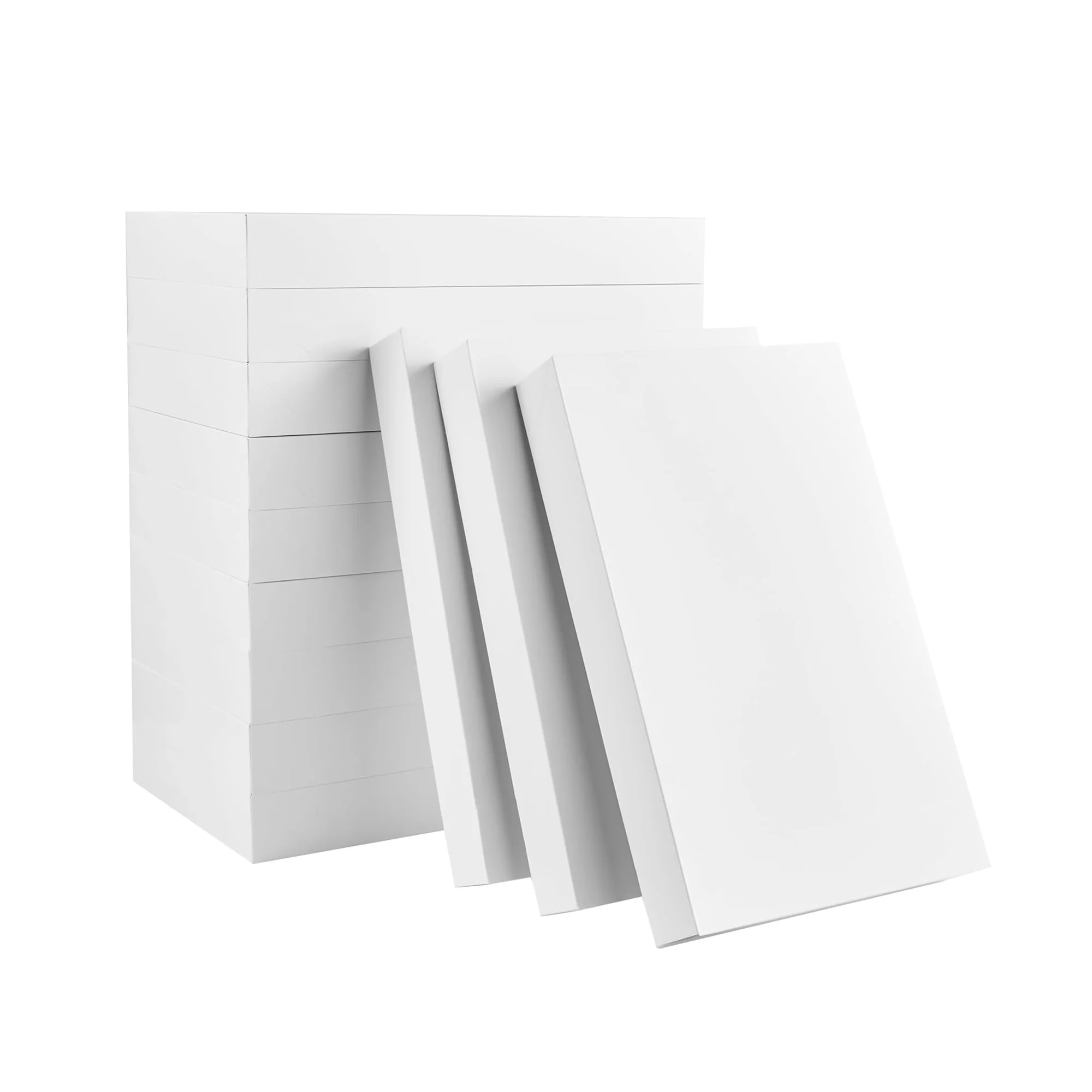 Holiday Custom Shipping Boxes Recyclable White Lidded Gift Boxes Mailer Packaging for Apparel/Gifts
