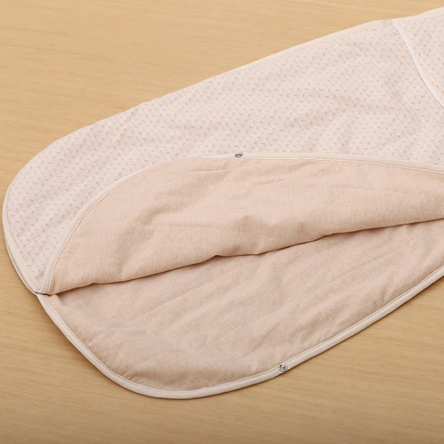 Пользовательский логотип 100% органический хлопок вязать от новорожденного до малыша небольшой оптовая продажа ребенка пеленать Летний спальный мешок