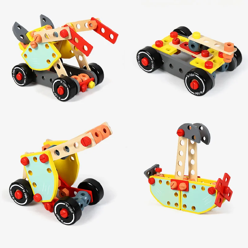 Деревянная игровая коробка для инструментов мастерский винтовой гаечный ключ мальчиков и девочек мини верстак строительные инструменты