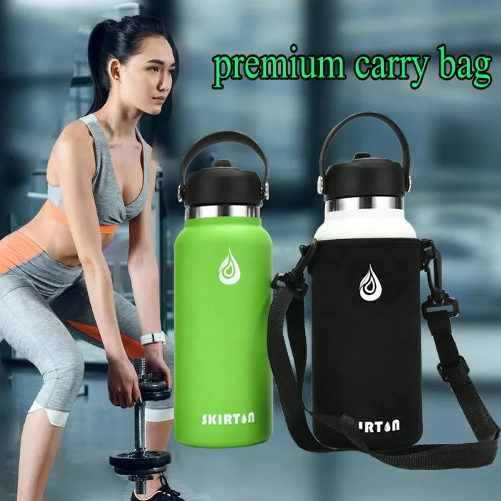 16OZ 20OZ 32OZ 40OZ  Double Wall Vacuum Insulated Stainless Steel Water Bottle Aqua Flask Tumbler Drink Bottle