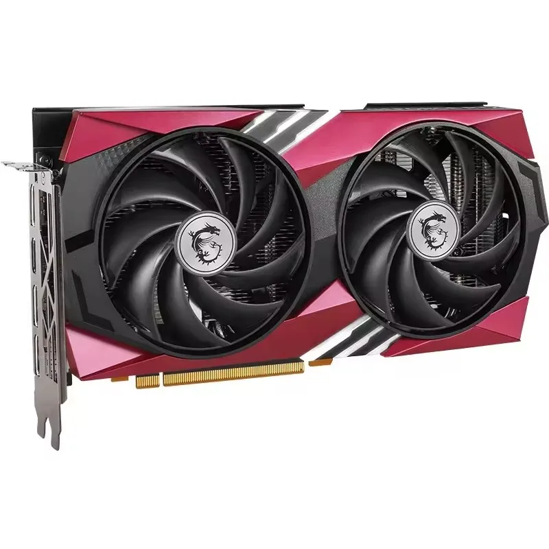 NEW MSI GeForce RTX 4060 Gaming Graphics Card GAMING X 8G MLG EDITION Red PC GPU RTX4060 Video Card 8GB