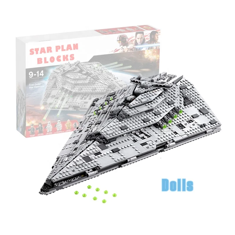 Building Blocks Sets Star Wars 10901 First Order Star Destroyer Model Kids Toys 