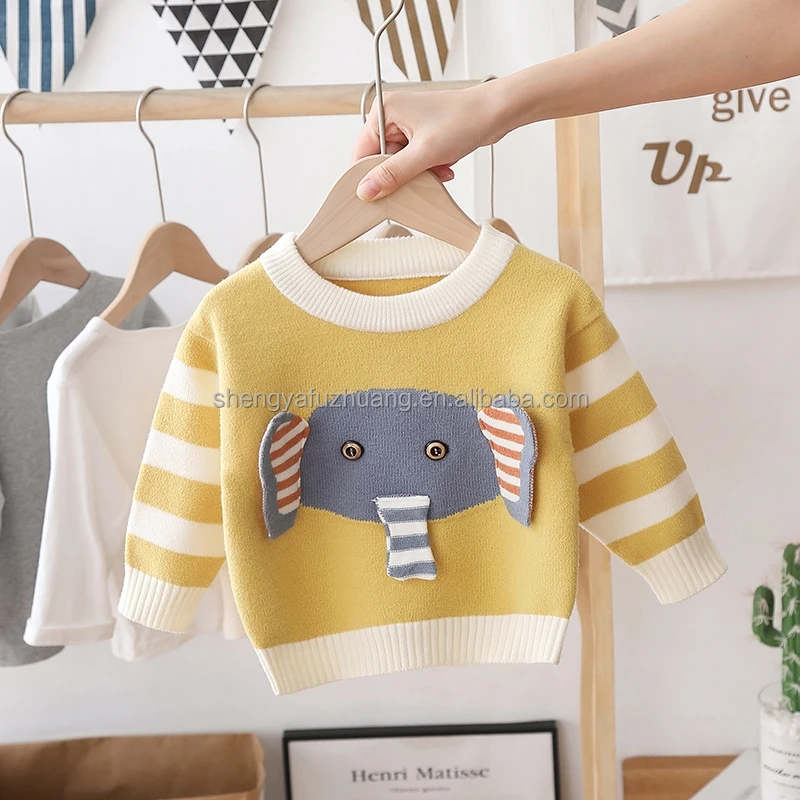 Children's Sweater Baby Solid Casual Basic Kids Sweater Thick Kids Soft Woollen Clothing for Boys Girls Autumn Winter Sweaters