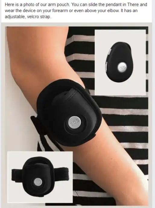 SOS Panic Button Mini Children GPS Vehicle Tracker Necklace With Fall Detector Elderly Alarm Pendant and WIFI Positioning