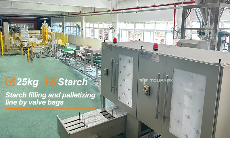 Fully Automatic 25kg Flour Powder Filling Valve Bag Packing Machine for ...