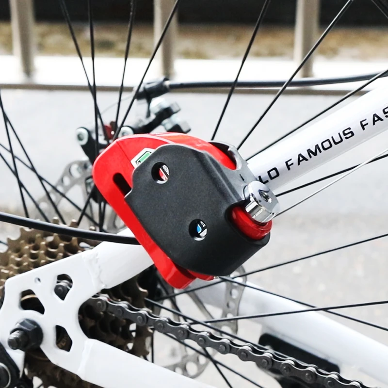 product new image eu warehouse bicycle scooter wheel disc brake alarm lock aluminum alloy security anti theft lock bike alarm disc lock-6