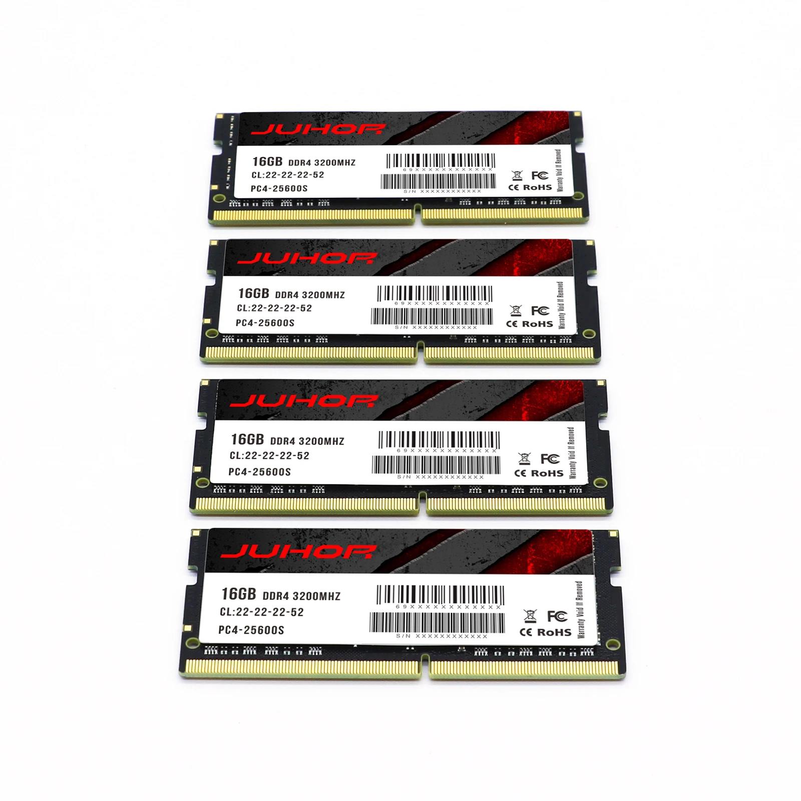 JUHOR DDR4 3200mhz 16GB RAM Stick - Low Latency for Streaming
