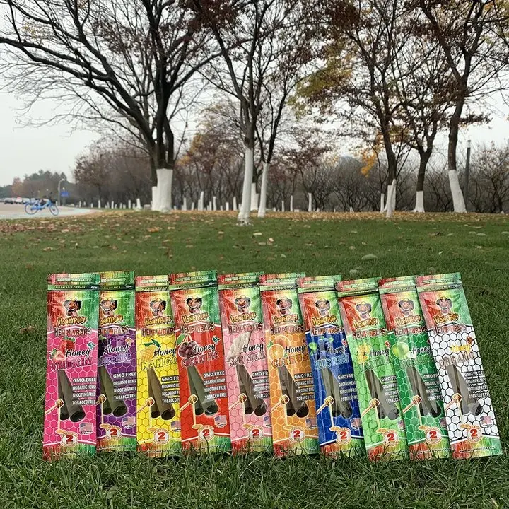 Wholesale Flavors Organic Hemp Wraps Papers Wrapping With Multi-flavored