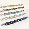 Gold double-headed clasp chain 7*14 shrimp clasp