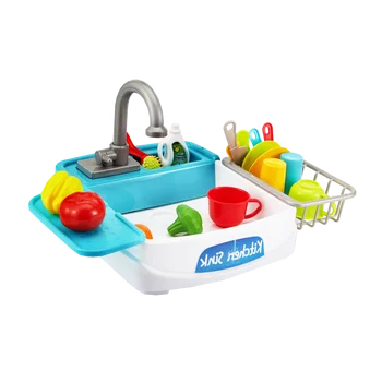 Playgo LET'S DO DISHES KITCHEN SINK Unisex Children's Plastic Dishwashing Brush Toy