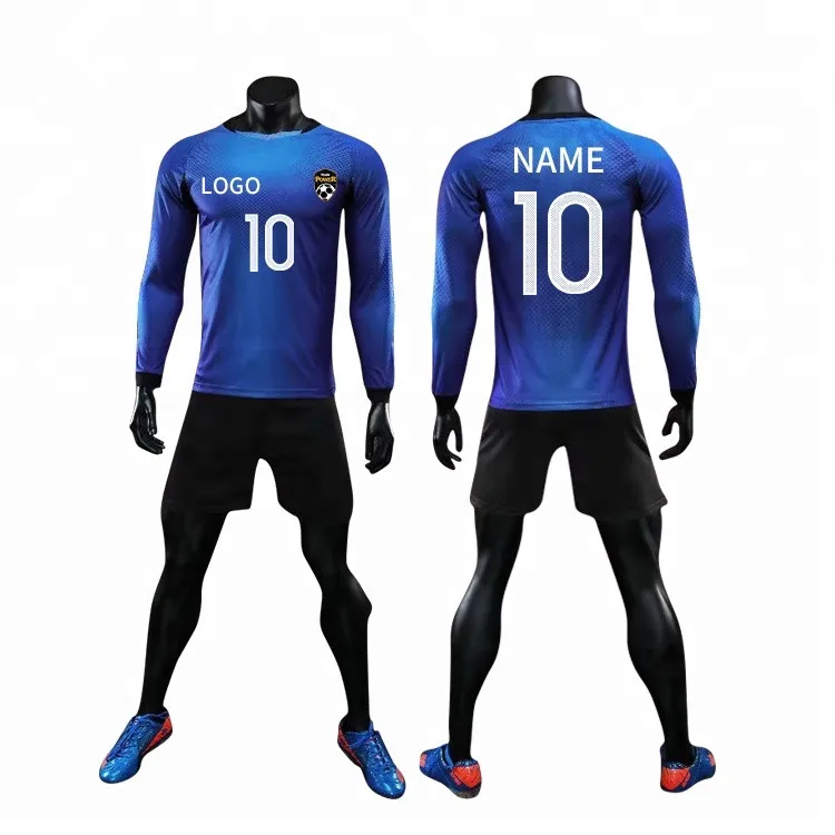 Source Long Sleeve Football Jersey American Custom Shirt New Model Soccer  Uniform on m.