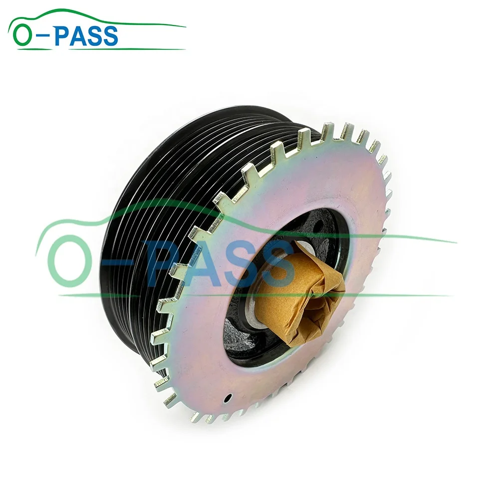 OPASS Harmonic Balancer Pulley for Ford FOCUS MK2 C-MAX 2nd Ecosport II & VOLVO S40 V50 C30 4M5G-6316-FB