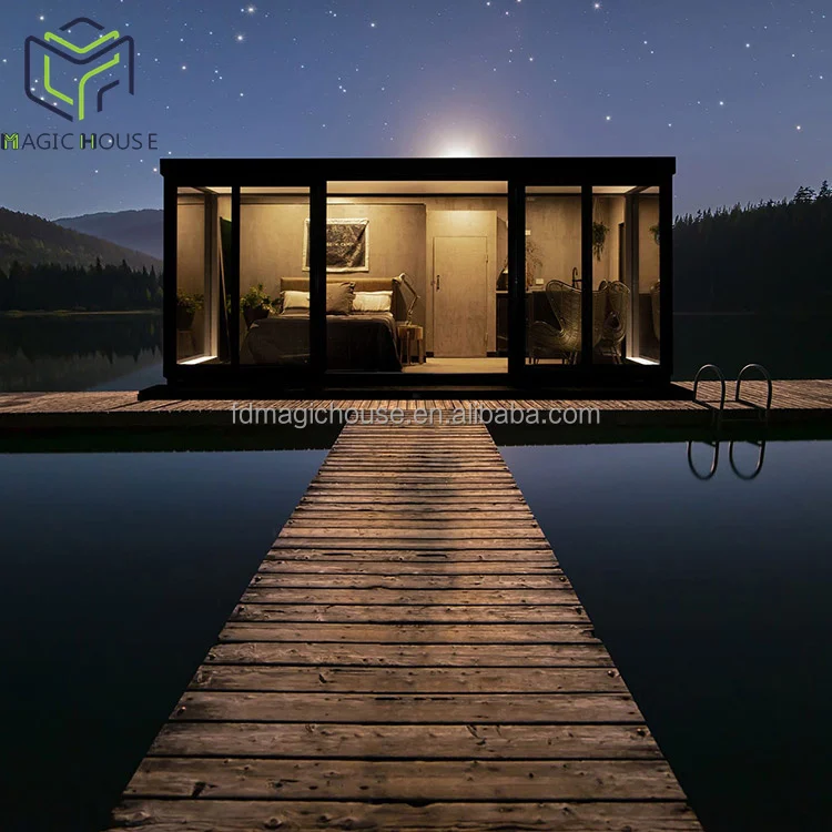 Expandable Container House with Large Window - Bright, Ventilated, Scenic View