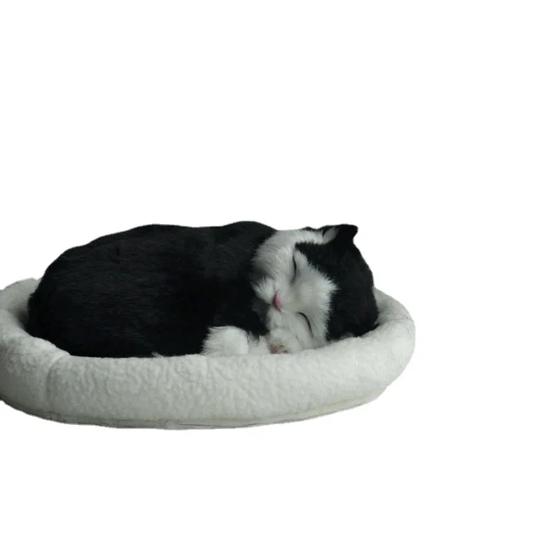 breathing cat stuffed animal