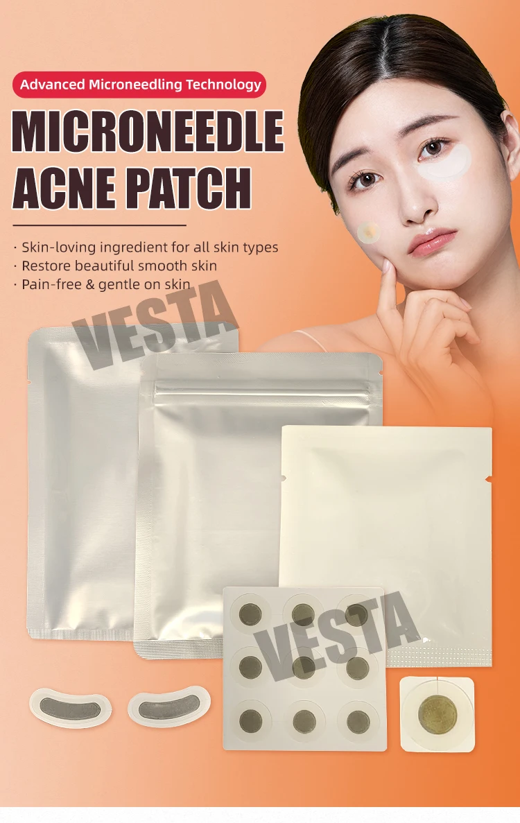New Arrival Hyaluronic Acid Soluble Microneedling Eye Patch Anti