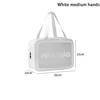 White Double Handle Medium