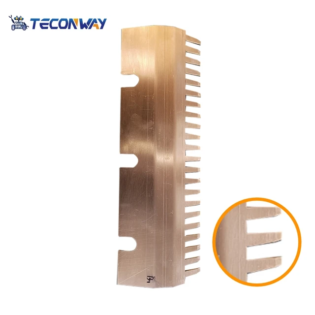 Factory Price Sharp Smooth Teeth H62 Copper Hakka Noodle Scraper Comb of Fresh Noodles Making Machine Automatic